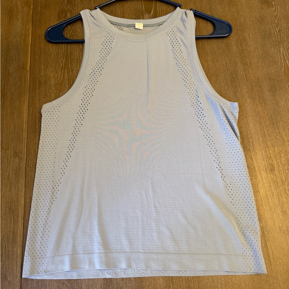 Gray Sleeveless Women's Top